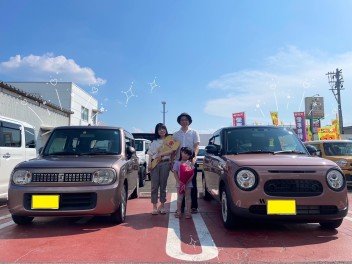 O様ラパンLCご納車おめでとうございます！